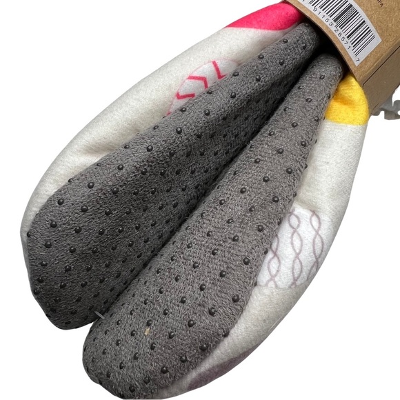 Rae Dunn NEW EASTER Egg Faux Sherpa Slippers Cream Small Medium S M 5 7 NWT - Picture 16 of 17